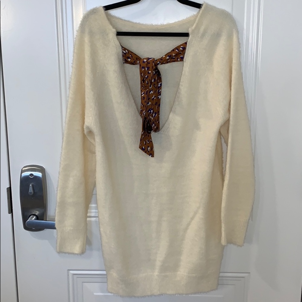 Cream colored sweater dress, never worn! - Picture 2 of 2